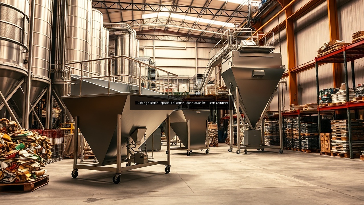 silos custom process hoppers scrap custom process fabrication